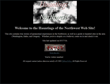 Tablet Screenshot of nwhaunt.holyelvis.com